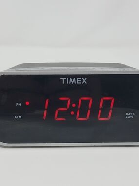 TIMEX Digital Alarm Clock - Red LED Display